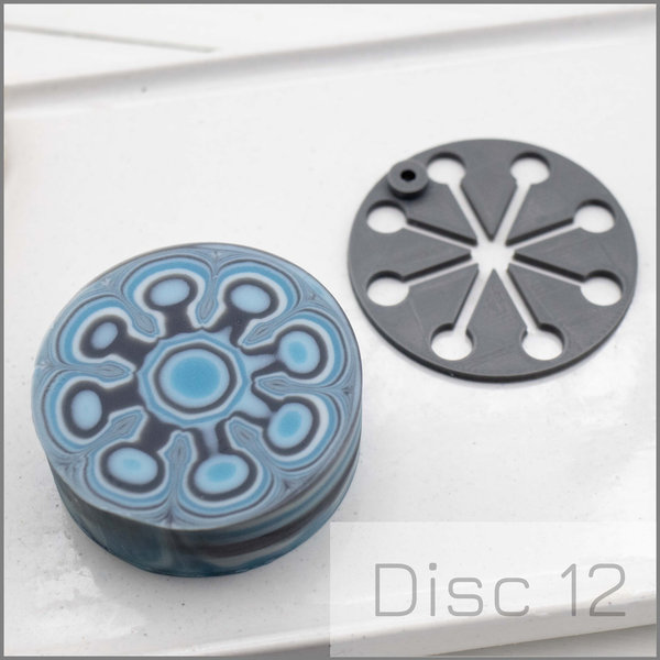Disc 12 - Shaper zur Herstellung von Kaleidoskop-Seife